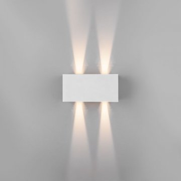 Уличный настенный светодиодный светильник Elektrostandard Winner 35137/W белый a057133