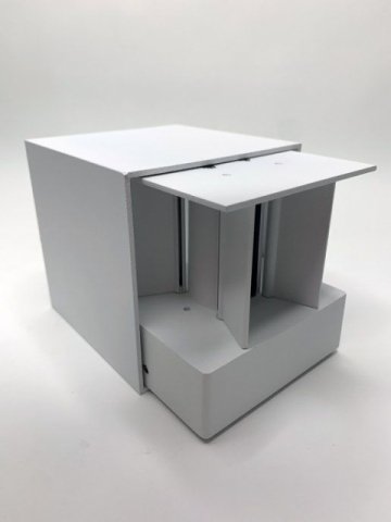 Уличный настенный светодиодный светильник Elvan BR-310-6W-WW-Wh