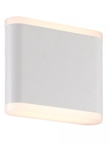 Уличный настенный светодиодный светильник Elvan GW-6080S-6W-WW-Wh