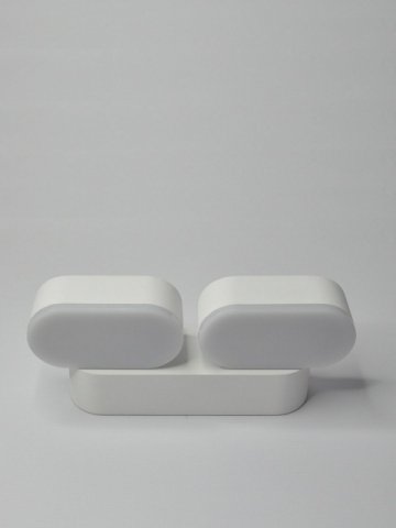 Уличный настенный светодиодный светильник Elvan GW-820A/2-12W-WW-Wh