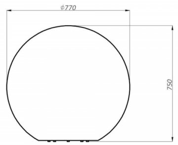 Уличный светильник Deko-Light Bowl light Terracotta 80 836963