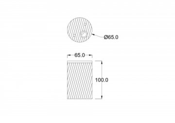 Уличный светильник Maytoni Roll O307CL-01B