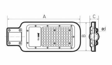 Уличный светодиодный консольный светильник Jazzway PSL 07 5041059
