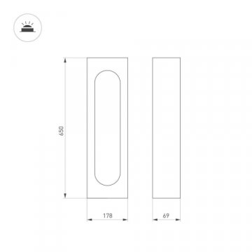 Уличный светодиодный светильник Arlight LGD-Muse-Boll-H650-12W Warm3000 037524