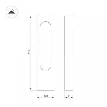 Уличный светодиодный светильник Arlight LGD-Muse-Boll-H900-12W Warm3000 037523