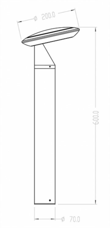 Уличный светодиодный светильник Deko-Light Bermuda 733056