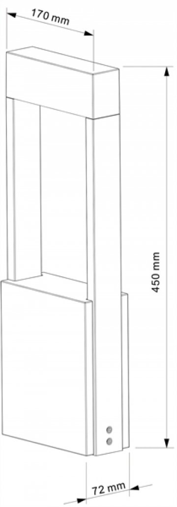 Уличный светодиодный светильник Deko-Light Chertan 733043