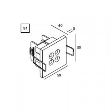 Уличный светодиодный светильник Delta Light Leds Go 302 10 21 Red Ano