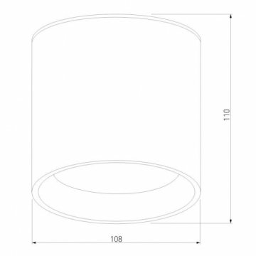 Уличный светодиодный светильник Elektrostandard Light Led 35132/H черный a056231