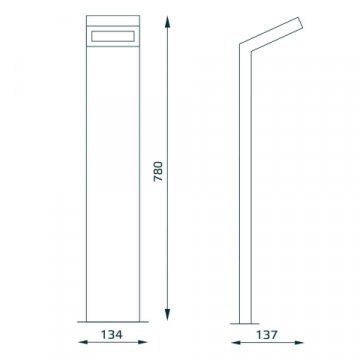 Уличный светодиодный светильник Gauss Electra GD111