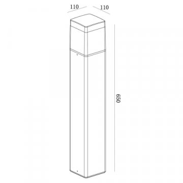 Уличный светодиодный светильник Mantra Chicago 8109