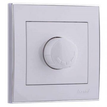 Диммер 800 Вт Lezard Rain белый с бок. вставкой хром 703-0225-115