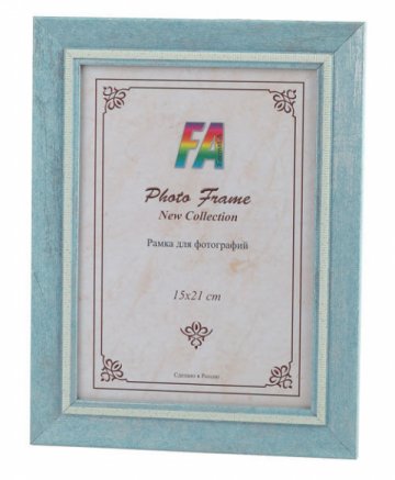Фоторамка FA пластик Леон голубой перламутр 1 15х21 (28/784) Б0049993