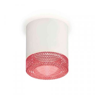Комплект накладного светильника Ambrella light Techno Spot XS7401022 SWH/PI белый песок/розовый (C7401, N7193)
