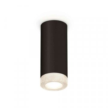 Комплект накладного светильника Ambrella light Techno Spot XS7443010 SBK/CL черный песок/прозрачный (C7443, N7191)