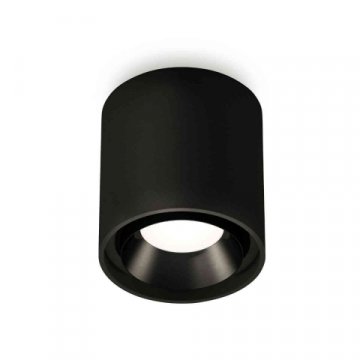 Комплект накладного светильника Ambrella light Techno Spot XS7723002 SBK/PBK черный песок/черный полированный (C7723, N7031)