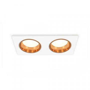 Комплект встраиваемого светильника Ambrella light Techno Spot XC6525004 SWH/PYG белый песок/золото желтое полированное (C6525, N6113)