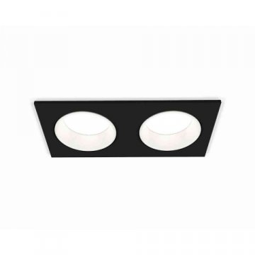 Комплект встраиваемого светильника Ambrella light Techno Spot XC6526001 SBK/SWH черный песок/белый песок (C6526, N6110)