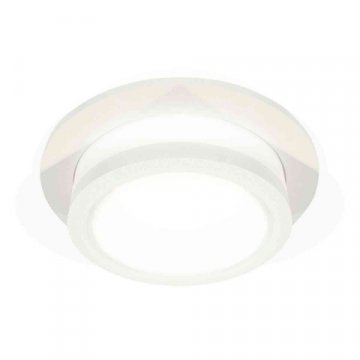 Комплект встраиваемого светильника Ambrella light Techno Spot XC7621041 SWH/FR белый песок/белый матовый (C7621, N7120)