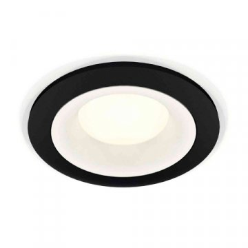 Комплект встраиваемого светильника Ambrella light Techno Spot XC7622001 SBK/SWH черный песок/белый песок (C7622, N7010)