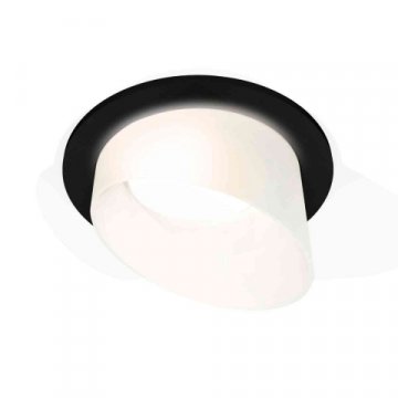 Комплект встраиваемого светильника Ambrella light Techno Spot XC7622046 SBK/FR черный песок/белый матовый (C7622, N7175)