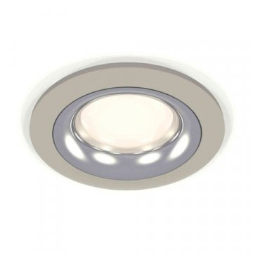 Комплект встраиваемого светильника Ambrella light Techno Spot XC7623003 SGR/PSL серый песок/серебро полированное (C7623, N7012)