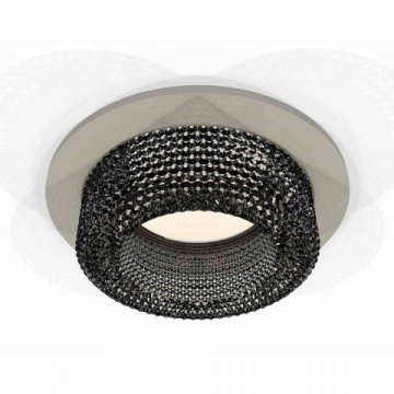 Комплект встраиваемого светильника Ambrella light Techno Spot XC7623021 SGR/BK серый песок/тонированный (C7623, N7192)