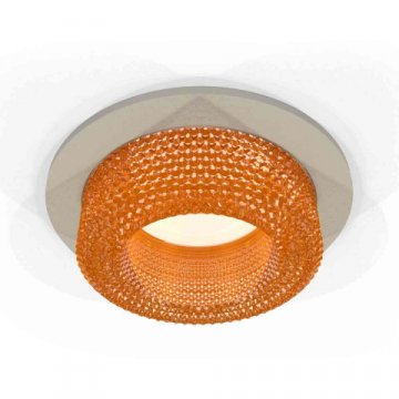 Комплект встраиваемого светильника Ambrella light Techno Spot XC7623024 SGR/CF серый песок/кофе (C7623, N7195)