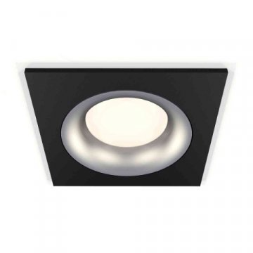 Комплект встраиваемого светильника Ambrella light Techno Spot XC7632004 SBK/MCH черный песок/хром матовый (C7632, N7013)