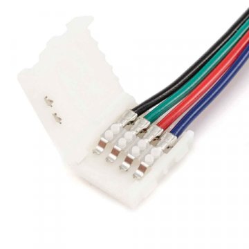 Коннектор для RGB светодиодной ленты 5050 Apeyron 12/24V (2 шт.) 09-03