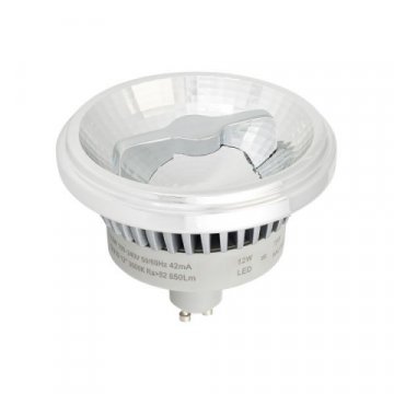 Лампа светодиодная диммируемая Arlight GU10 12W 4000K прозрачная AR111-Fort-GU10-12W-Dim Day4000 026879