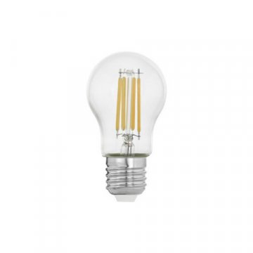 Лампа светодиодная Eglo E27 6W 2700К прозрачная 12539