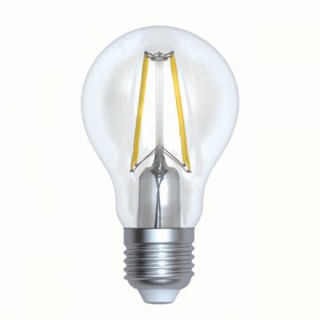 Лампа светодиодная филаментная Uniel E27 15W 3000K прозрачная LED-A60-15W/3000K/E27/CL PLS02WH UL-00005849