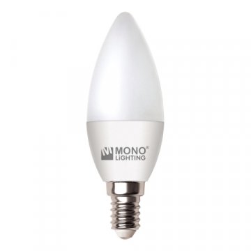Лампа светодиодная Mono Electric lighting E14 4W 6500K матовая 100-050014-651
