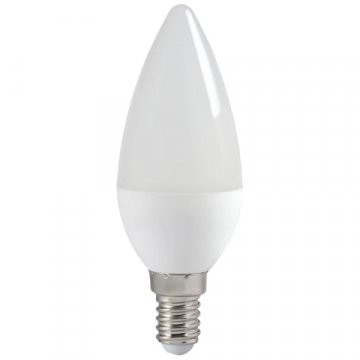 Лампа светодиодная True Energy 5W, C37, E14, 4000K 14010