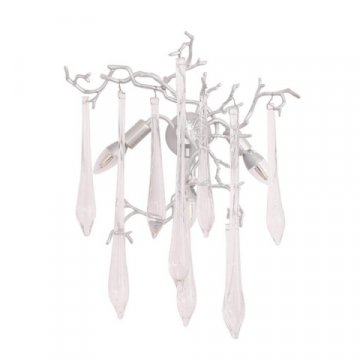 Настенный светильник Crystal Lux REINA AP3 SILVER PATINA