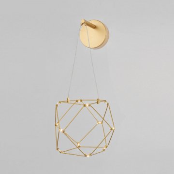 Настенный светодиодный светильник Eurosvet 90310/1 медь