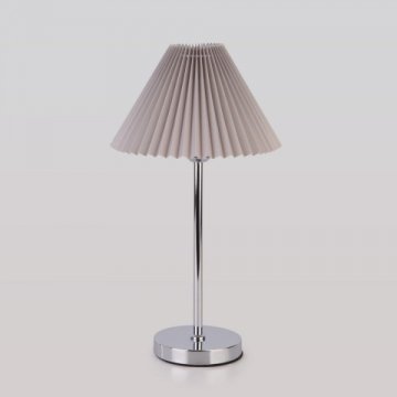 Настольная лампа Eurosvet Peony 01132/1 хром/серый