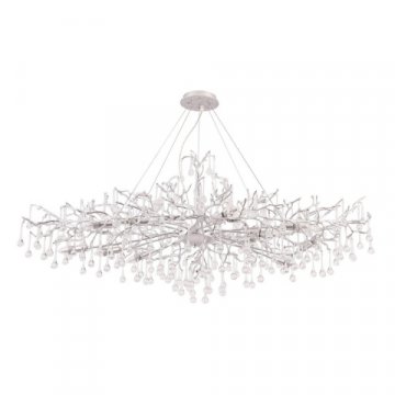 Подвесная люстра Crystal Lux REINA V2 SP12 L1500 SILVER PATINA