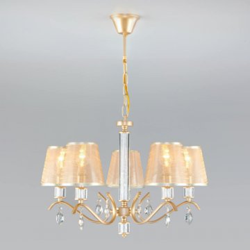 Подвесная люстра Eurosvet Alcamo 60103/5 перламутровое золото
