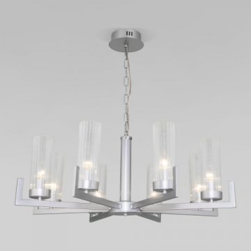 Подвесная люстра Eurosvet Arganie 60133/8 серебро