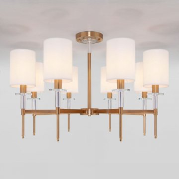 Подвесная люстра Eurosvet Brielle 60132/8 латунь