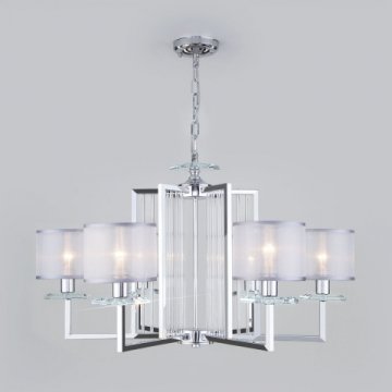 Подвесная люстра Eurosvet Fargo 60123/6 хром Smart