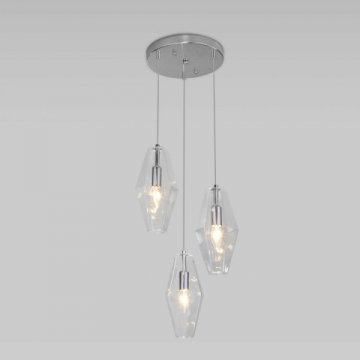 Подвесная люстра Eurosvet Prism 50236/3 прозрачный