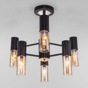 Подвесная люстра Eurosvet Tesoro 70125/6 черный