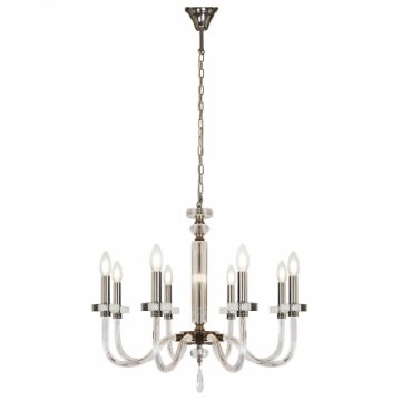 Подвесная люстра iLamp Vibe P9474-8 Nickel