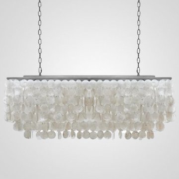 Подвесная люстра Imperium Loft Rectangle Shell Chandelier 2 Cascades 75535-22