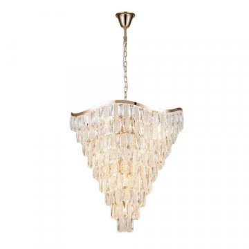 Подвесная люстра Indigo AMBRA 12030/13P Gold V000395