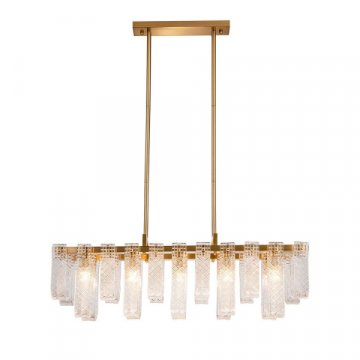 Подвесная люстра Indigo BRINA 12027/10PL Brass V000367