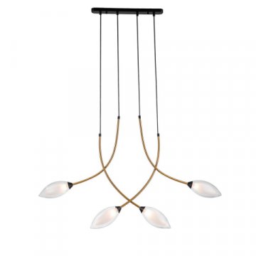 Подвесная люстра Indigo Fiore 13001/4P Black V000141